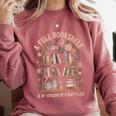 Librarian For Book Lover And Reader Reading Comfort Colors Sweatshirt Orchid