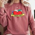 Librarian Library Assistant Libraries Rock Book Lover Comfort Colors Sweatshirt Orchid