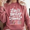 Librarian Library Books Reading Reader Comfort Colors Sweatshirt Orchid Librarian Library Books Reading Reader Comfort Colors Sweatshirt Orchid