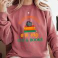 My Life Essentials Are Cat And Books Comfort Colors Sweatshirt Orchid My Life Essentials Are Cat And Books Comfort Colors Sweatshirt Orchid