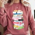 Life Of A Reader Book Lovers Book Nerds Bookworm Comfort Colors Sweatshirt Orchid