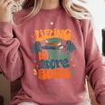 Lifting To Hold More Books Weightlifting Workout Bookish Comfort Colors Sweatshirt Orchid