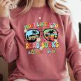 Most Likely To Read Books All Summer Book Lovers Comfort Colors Sweatshirt Orchid