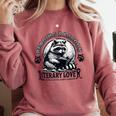 Literary Lover Reading Raccoon Books Premium Comfort Colors Sweatshirt Orchid Literary Lover Reading Raccoon Books Premium Comfort Colors Sweatshirt Orchid
