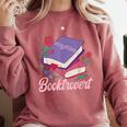 Literary Reading Book Introvert Booktrovert Reading Comfort Colors Sweatshirt Orchid