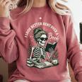 I Look Better Bent Over A Book Comfort Colors Sweatshirt Orchid
