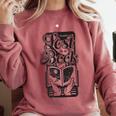 Lost In a Book Comfort Colors Sweatshirt Orchid