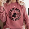Love God Drink Coffee Read Books Christian Book Lover Comfort Colors Sweatshirt Orchid Love God Drink Coffee Read Books Christian Book Lover Comfort Colors Sweatshirt Orchid