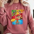 Lucha Libre Comic Book Mexican Wrestling Cartoon Wrestler Comfort Colors Sweatshirt Orchid Lucha Libre Comic Book Mexican Wrestling Cartoon Wrestler Comfort Colors Sweatshirt Orchid