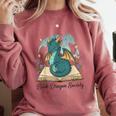 Magical Book Dragon Fantasy Reading Enthusiast Art Comfort Colors Sweatshirt Orchid Magical Book Dragon Fantasy Reading Enthusiast Art Comfort Colors Sweatshirt Orchid