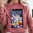 Marvel Universe Classic Dazzler Light Power Comic Book Cover Comfort Colors Sweatshirt Orchid