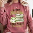 Matcha Green Tea Latte Drink Matcha Read Books Be Happy Comfort Colors Sweatshirt Orchid Matcha Green Tea Latte Drink Matcha Read Books Be Happy Comfort Colors Sweatshirt Orchid