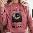 Meadows Baby Our Last Name Is Meadows Dark Romance Smut Book Comfort Colors Sweatshirt Orchid Meadows Baby Our Last Name Is Meadows Dark Romance Smut Book Comfort Colors Sweatshirt Orchid