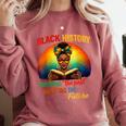 Melanin Honoring Past Inspiring Pride Book Month Comfort Colors Sweatshirt Orchid