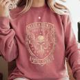Miskatonic University Book Club Cthulhu Book Comfort Colors Sweatshirt Orchid