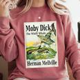 Moby Dick Book Cover Illustration Comfort Colors Sweatshirt Orchid Moby Dick Book Cover Illustration Comfort Colors Sweatshirt Orchid