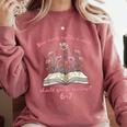 How Many Nights Reading 67 Meme Floral Book Lover Teacher Comfort Colors Sweatshirt Orchid How Many Nights Reading 67 Meme Floral Book Lover Teacher Comfort Colors Sweatshirt Orchid