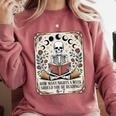 How Many Nights Reading Meme 6 7 Book Lover Comfort Colors Sweatshirt Orchid