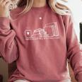 There Is No Such Thing As Too Many Books Comfort Colors Sweatshirt Orchid