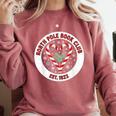 North Pole Book Club Shirt Candy Cane Christmas Comfort Colors Sweatshirt Orchid North Pole Book Club Shirt Candy Cane Christmas Comfort Colors Sweatshirt Orchid