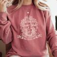 Obstinate Headstrong Girls Book Club Jane Austen Comfort Colors Sweatshirt Orchid