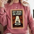 Off-Book On Point Theater Drama Comfort Colors Sweatshirt Orchid