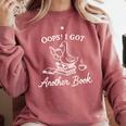 Oops I Got Another Book Goose Goose Reader Comfort Colors Sweatshirt Orchid Oops I Got Another Book Goose Goose Reader Comfort Colors Sweatshirt Orchid