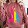Pansexual Pride Celestial Cat Sitting Book LGBTQ Pan Colors Men Women Comfort Colors Sweatshirt Orchid Pansexual Pride Celestial Cat Sitting Book LGBTQ Pan Colors Men Women Comfort Colors Sweatshirt Orchid