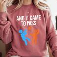 And It Came To Pass Book Of Mormon LDS Missionary Comfort Colors Sweatshirt Orchid And It Came To Pass Book Of Mormon LDS Missionary Comfort Colors Sweatshirt Orchid