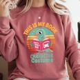 Pigeon Book Character Costume For Reading Day Comfort Colors Sweatshirt Orchid Pigeon Book Character Costume For Reading Day Comfort Colors Sweatshirt Orchid