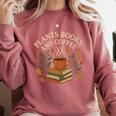 Plants Books And Coffee Nature Leaves Reading Book Lover Premium Tri-Blend Comfort Colors Sweatshirt Orchid Plants Books And Coffee Nature Leaves Reading Book Lover Premium Tri-Blend Comfort Colors Sweatshirt Orchid
