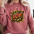 POW Comic Book Retro Artwork – Cartoon Collector Comfort Colors Sweatshirt Orchid POW Comic Book Retro Artwork – Cartoon Collector Comfort Colors Sweatshirt Orchid