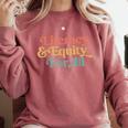 Protect Libraries Banned Books Literacy And Equity For All Comfort Colors Sweatshirt Orchid Protect Libraries Banned Books Literacy And Equity For All Comfort Colors Sweatshirt Orchid