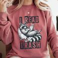 Racoon Reading Spicy Smutty Book Booktok I Read Trashy Books Comfort Colors Sweatshirt Orchid Racoon Reading Spicy Smutty Book Booktok I Read Trashy Books Comfort Colors Sweatshirt Orchid