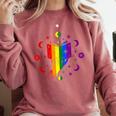 Rainbow Book With Stars And Moon Phases Gay Pride LGBT Comfort Colors Sweatshirt Orchid Rainbow Book With Stars And Moon Phases Gay Pride LGBT Comfort Colors Sweatshirt Orchid