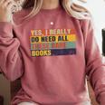 Rare Book Collector Antiquarian Antique Books Collecting Comfort Colors Sweatshirt Orchid