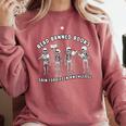 Read Banned Book Lover Forbidden Knowledge Reading Teacher Comfort Colors Sweatshirt Orchid