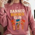 Read Banned Books Club Freely Anti-Censorship Librarian Comfort Colors Sweatshirt Orchid Read Banned Books Club Freely Anti-Censorship Librarian Comfort Colors Sweatshirt Orchid