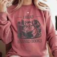 I Read Banned Books Comfort Colors Sweatshirt Orchid I Read Banned Books Comfort Colors Sweatshirt Orchid