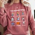 Read Book Characters I Can Do Hard Things Back To School Comfort Colors Sweatshirt Orchid