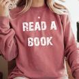 Read A Book Expand Your Mind Comfort Colors Sweatshirt Orchid