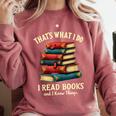 I Read Books Bookworm Halloween Comfort Colors Sweatshirt Orchid I Read Books Bookworm Halloween Comfort Colors Sweatshirt Orchid
