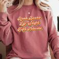 Read Books Lift Weights Fight Fascists Retro Reading Comfort Colors Sweatshirt Orchid