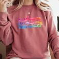 Read Books Lift Weights Fight Fascists Tie Dye Men Women Comfort Colors Sweatshirt Orchid