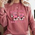 Read You Heart Out Reading Teacher Valentines Day Book Lover Comfort Colors Sweatshirt Orchid Read You Heart Out Reading Teacher Valentines Day Book Lover Comfort Colors Sweatshirt Orchid