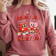 Read Your Heart Out Valentine Reading Book Girl Kid Teacher Comfort Colors Sweatshirt Orchid Read Your Heart Out Valentine Reading Book Girl Kid Teacher Comfort Colors Sweatshirt Orchid