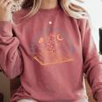 I Read Past My Bedtime Book Flower Butterfly Moon Bookish Comfort Colors Sweatshirt Orchid I Read Past My Bedtime Book Flower Butterfly Moon Bookish Comfort Colors Sweatshirt Orchid