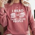 I Read Reading Book Librarian Across America Men Women Kids Comfort Colors Sweatshirt Orchid