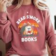 Read S'More Books Cute Campfire Reading Book Lovers Comfort Colors Sweatshirt Orchid Read S'More Books Cute Campfire Reading Book Lovers Comfort Colors Sweatshirt Orchid