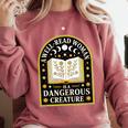 A Well Read Woman Is A Dangerous Creature For Book Lovers Comfort Colors Sweatshirt Orchid A Well Read Woman Is A Dangerous Creature For Book Lovers Comfort Colors Sweatshirt Orchid